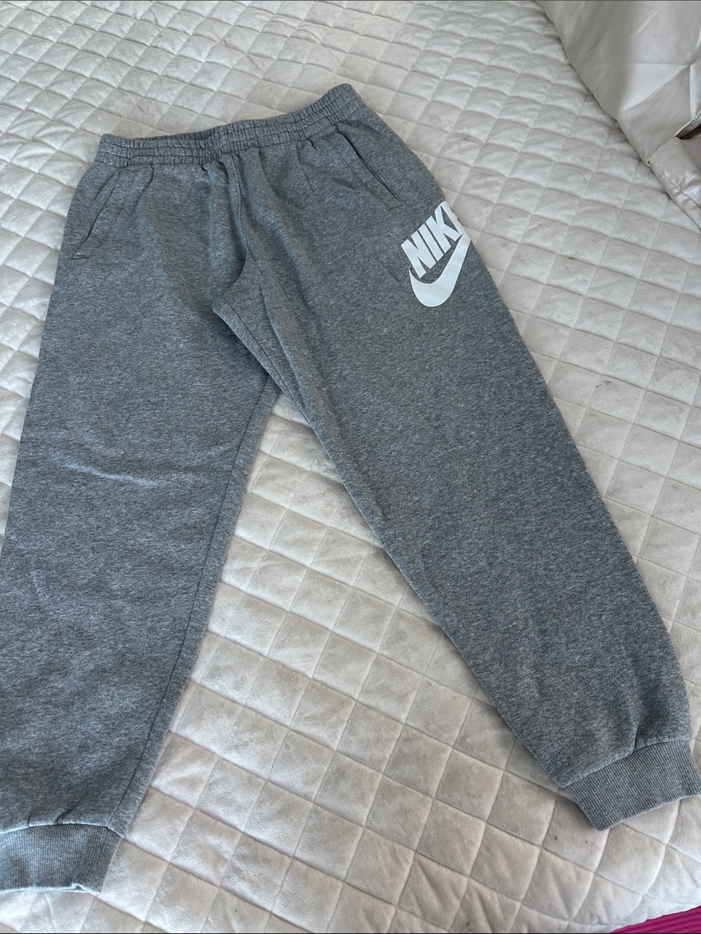 Nike Kids Gray Logo Joggers